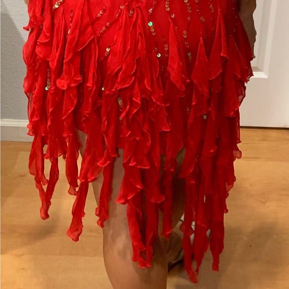 Red Sequin Dress - Picture 4 of 4